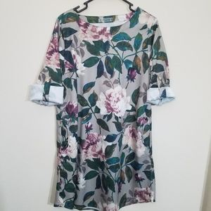 Long sleeved rose dress